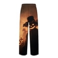 thumbnail image 3 of Satingcolo Men's Pajama Pants Halloween Skulls Black Sleep Bottoms Lounge Sleepwear Pockets Drawstring, 3 of 6