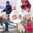 thumbnail image 2 of Kids Winter Gloves, Waterproof Ski Gloves, Warm Fleece Snowboard Gloves for Cold Weather, Snow Gloves for 4-12 Years Old Boys Girls Outdoor Sport, Cycling, Skiing, As Stocking Stuffers, 2 of 7