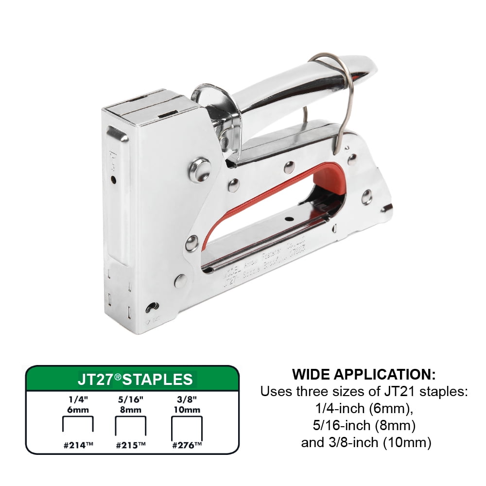 Arrow JT27 Light Duty Staple Gun, Uses Three Sizes of Staples