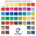 thumbnail image 5 of Van Gogh Watercolor Paint Set, Metal Tin, 48-Half Pan, 5 of 6
