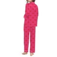 thumbnail image 5 of WEAIXIMIUNG Ensemble de Pyjama à Manches Longues Imprimé en Forme de Cœur pour Femmes pour la Saint-Valentin, 5 of 5
