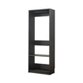 thumbnail image 2 of Benjara Dee Modular Closet System- 1 Metal Hanging Rod and 1 Shelf- Black Finish, 2 of 6