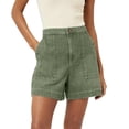 thumbnail image 2 of Breezora Women's Baggy Denim Shorts – High Waist Loose Fit Jeans Shorts with Elastic Waistband, Casual Summer, 2 of 9
