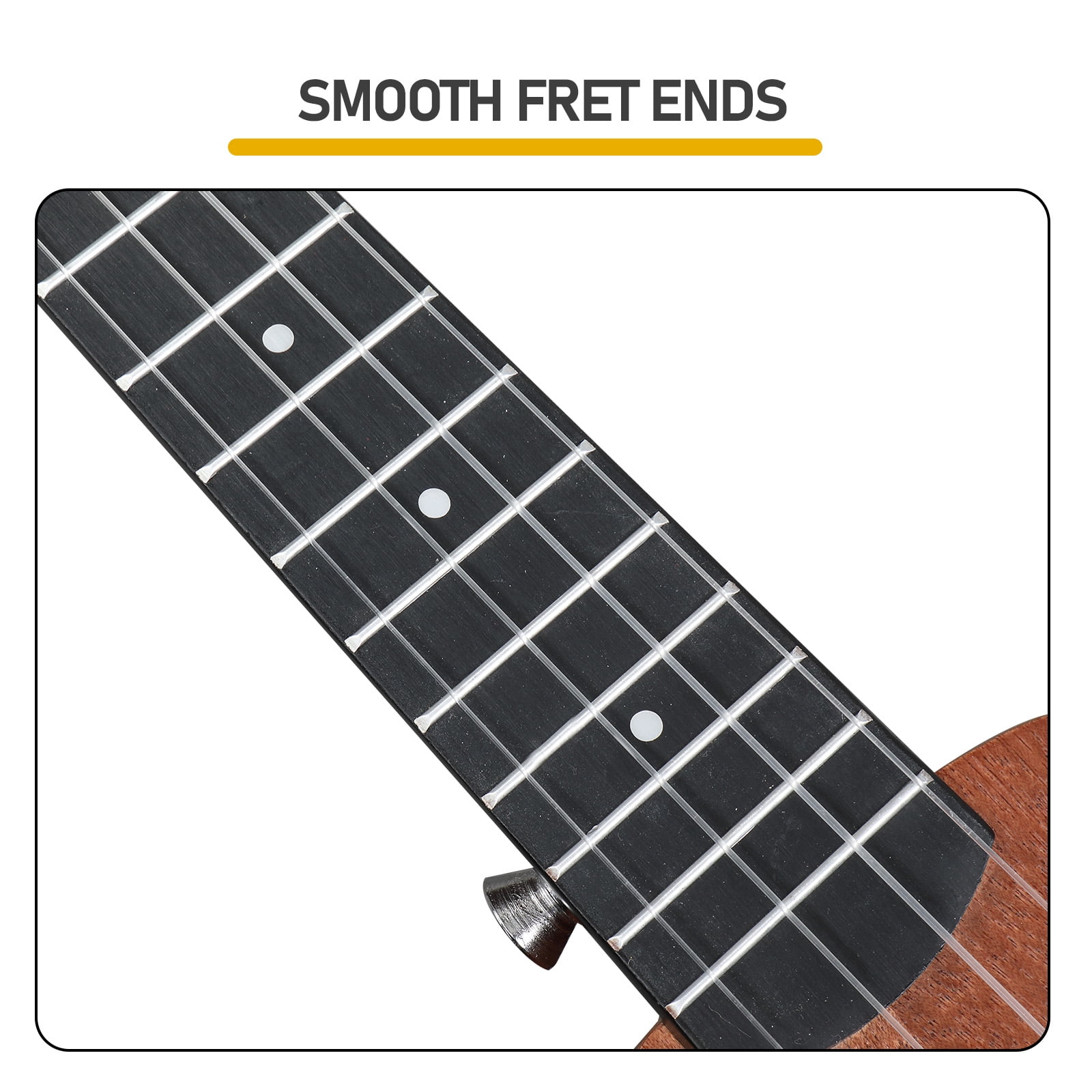 21 Inch Ukulele Beginner Kit with Bag Capo Strap Picks Tuner