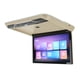 thumbnail image 5 of Reproductor de techo para coche de 19 pulgadas, pantalla táctil de alta definición, monitor abatible hacia abajo montado en el techo, multifunción para Android 9,0, color beige, 5 of 14
