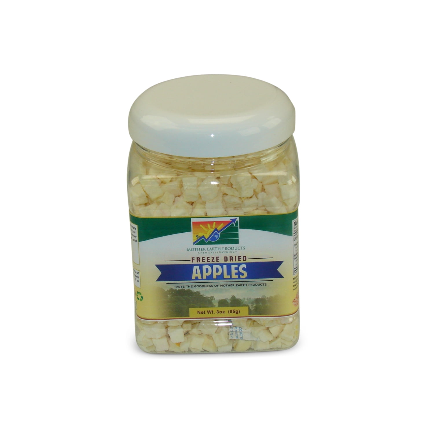 Mother Earth Products Freeze Dried Apples, 3 oz Jar
