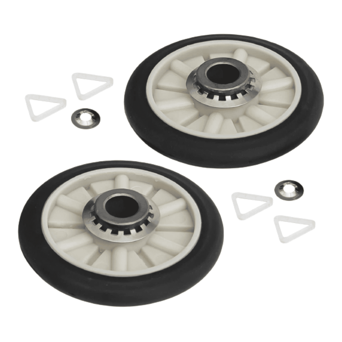 Scaroo 349241T Dryer Drum Roller Kit Compatible with GE 3389901 5-PACK
