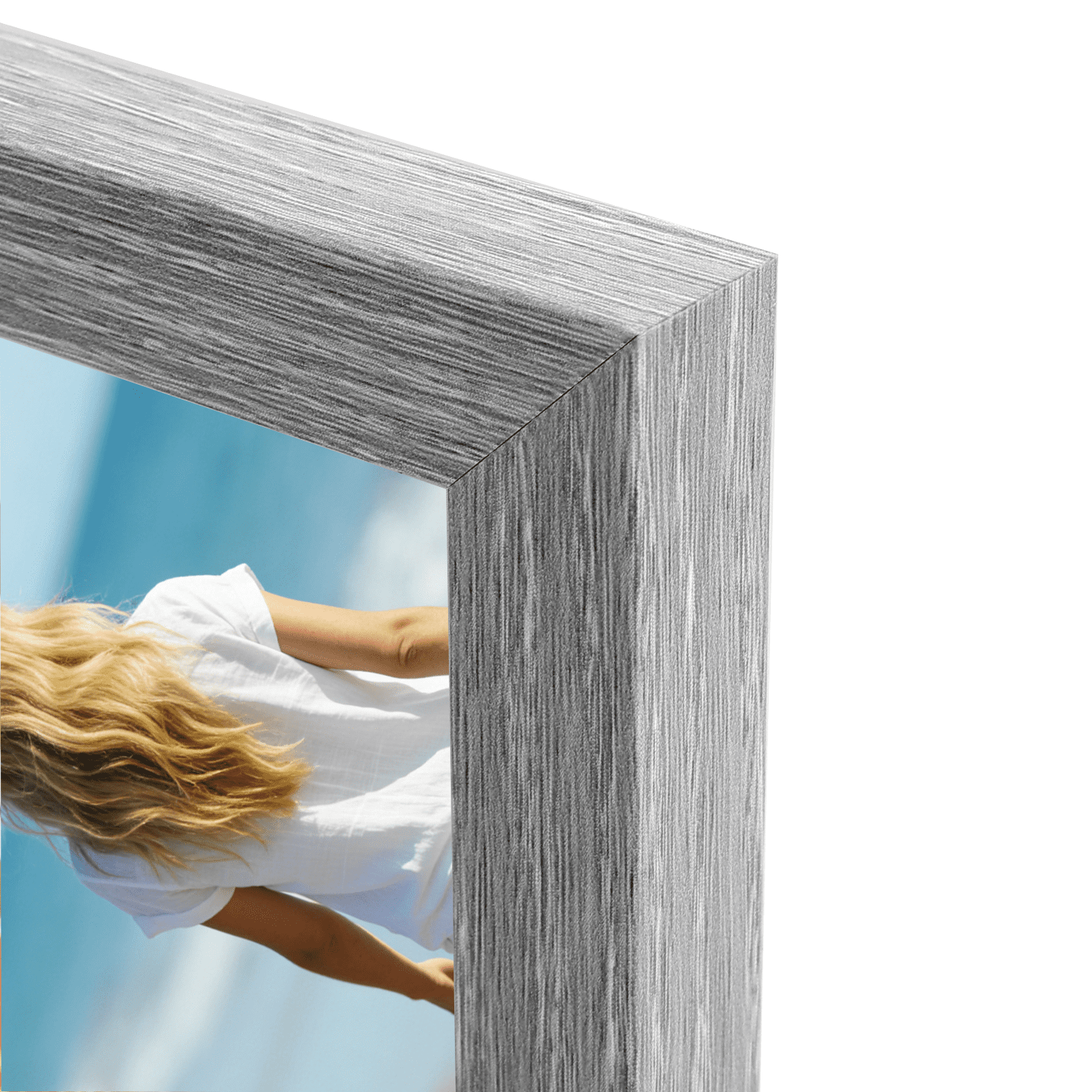 4 Pack 4x6 Collage Picture Frames, Family Photo Frame for Wall Hanging Decor, Gray(11.4" x 11.4" x 0.59")