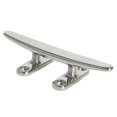 thumbnail image 1 of Sonducket 8 Boat Stainless Steel Rope Cleat Open Base Marine Low Grade Polished Flat Type2 NO2, 1 of 1