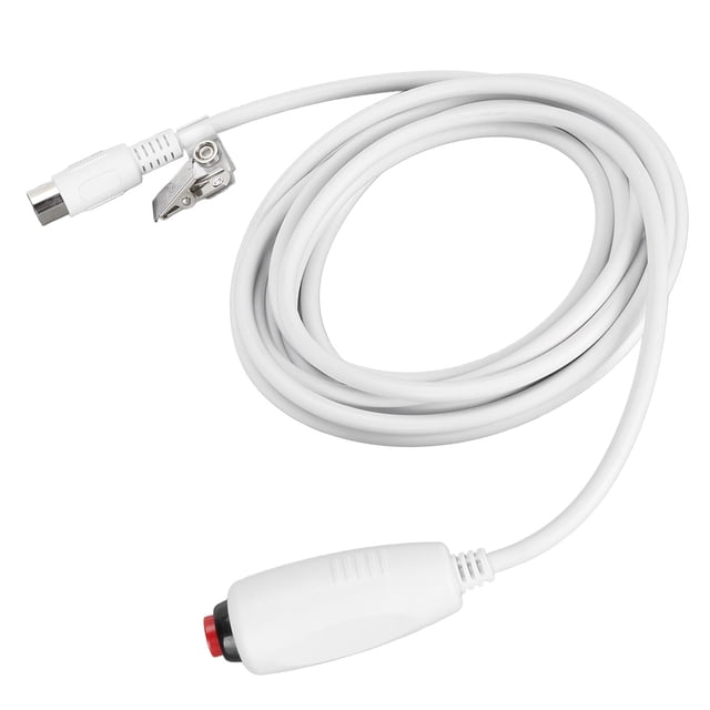 Cable de botón pulsador tallado impermeable cable de llamada de enfermera DIN grande de 8 pines ABS con clip para emergencia para ayuda al paciente