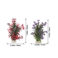 thumbnail image 2 of UPOUART 2PCS Realistic Aquarium Plants Plastic Assorted Tank Bonsai Tree, 2 of 6