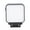 Noir, variante sur Lumière Selfie, Lumière Vidéo LED pour Caméra de Poche 3 Actions avec 16 Perles LED 3 Températures de Couleur 3000K 4700K 6500K Rechargeable