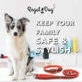 thumbnail image 4 of Heavy Duty Reflective Dog Collar \u Adjustable and with Durable Metal Buckle and Rings Odor chew Dog Collar for Small Medium and Large Dogs (Large Pink), 4 of 9