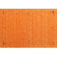 thumbnail image 1 of Ahgly Company Indoor Rectangle Contemporary Orange Red Abstract Area Rugs, 8' x 12', 1 of 6