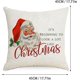 thumbnail image 3 of Juego de 4 fundas de almohada navideñas de 45 x 45 cm, con diseño de árbol de Navidad, nieve, camión y Papá Noel., 3 of 5