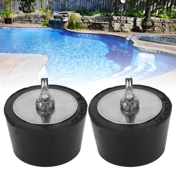 Tapón De Invierno Para Piscina, 2PCS Tapón De Invierno Para Piscina De Goma Acero Inoxidable Tapones De Expansión Para Tuberías De Piscina En Invierno Accesorios De Invierno