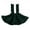 Green, variant on Toddler Baby Girls Corduroy Suspender Skirt Ruffle Hem Solid Color Sleeveless Strap Overall Dress