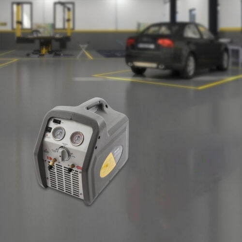 Refrigerant Recovery Machine 1/2HP Dual Cylinder HVAC Recycling Tool 110V 60Hz