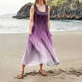 thumbnail image 4 of Sngxgn Women Long Tank Tops Ankle Length Maxi Dress Bodycon Sleeveless Racerback(Purple,L), 4 of 6