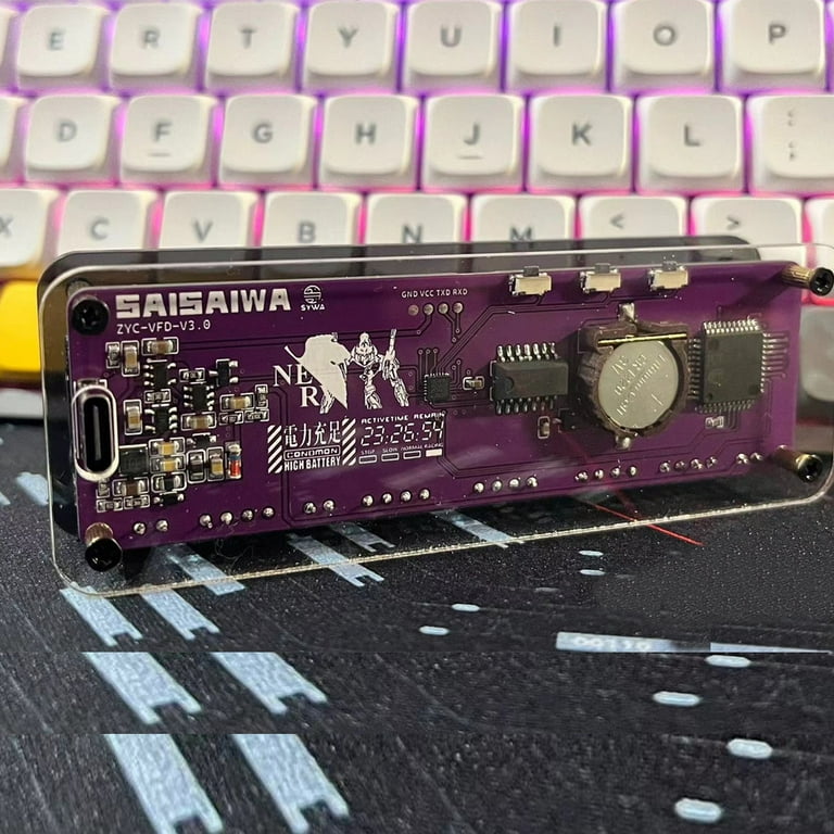 Vacuum Fluorescent Display Clock,VFD Clock,Geek Electronic