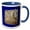 Blue/White, variant on 3drose, Major Greek God with Priestess on Oracular Shrine Cut Out, 11oz Magic Transforming Mug