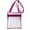 122, variant on Small Compact Easy to Carry Clear Cross-Body Purse NFL PGA Stadium Approved Bag, Pink