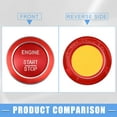 thumbnail image 6 of Unique Bargains Engine Start Stop Button Cover Decal Trim Sticker for Mercedes-Benz a B C GLC GLA CLA ML GL CLS GLK Red, 6 of 6