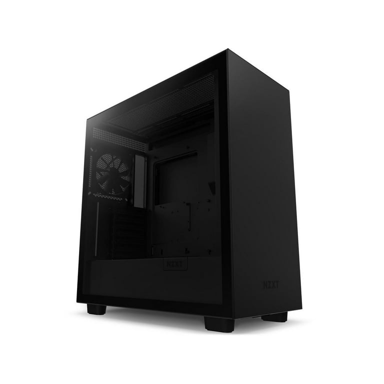 NZXT H7 - Mid-Tower PC Gaming Case - Tempered Glass - Enhanced Cable  Management Water-Cooling Ready - Black 
