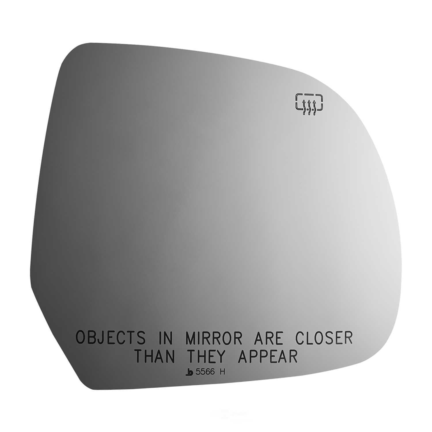 Burco Side View Mirror Replacement Glass - Clear Glass - 5566H