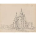 thumbnail image 2 of James Moore 24x20 Gold Ornate Framed and Double Matted Museum Art Print Titled - Cathedral Church of St. Machar, Scotland (1792), 2 of 4