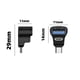 thumbnail image 3 of Convertidor de adaptador de 1 a 2 USB-C 20Gbps 8K 60HZ 180 grados en forma de U para STEAM DECK, 3 of 5