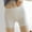 White 03, variant on Women's Safety Shorts Summer Ice Silk Seamless Bottom Anti-Exposure Safety Pants Tight ComfortableThin Insurance Shorts
