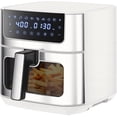 thumbnail image 2 of 6.34QT Air Fryer, 8-in-1 Air Fryers Oven with Visible Window, 400 ℉ Fast Heating, Nonstick Dishwasher-Safe Basket, Timer & Auto-Off, Stainless Steel, White, 2 of 9