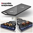 thumbnail image 4 of GASLAND Chef 36" 5 Burner Gas Cooktop with Reversible Cast Iron Grill/Griddle, NG/LPG Convertible, 4 of 12