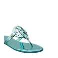 thumbnail image 4 of Tory Burch Women's Miller Flat Sandal, Teal, 7, 4 of 4
