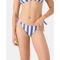 thumbnail image 4 of Roxy Stripe Out Reversible Tie Side Cheeky - Size Xl - Color: Bijou Blue, 4 of 6