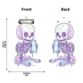 thumbnail image 3 of ALAZA Plastic Clipboard A4 Letter Size Decorative Clipboards for Students Women Men 9" x 12.5" Skeleton Drinking, 3 of 6