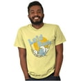thumbnail image 5 of Lazy Sleepy Smurf Laid Back Cartoon Men's Graphic T Shirt Tees Brisco Brands S, 5 of 6