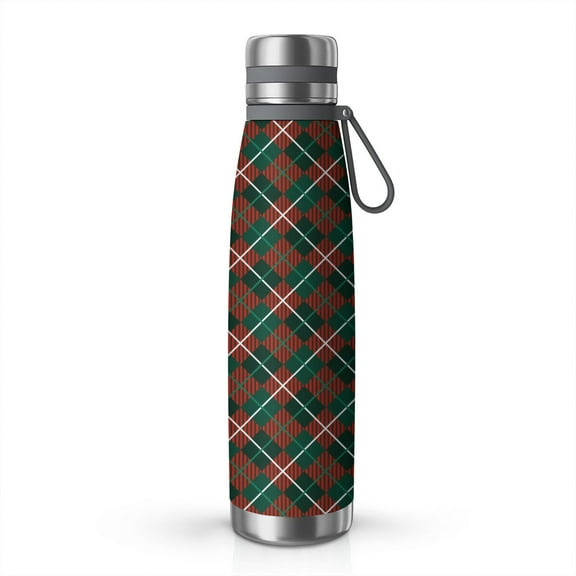 Christmas 29oz Stainless Steel Insulated Thermos with Tea Filter, 360° Printed Travel Bottle, Leakproof BPA-Free Flask with Anti-Slip Base, 304 Inner & 201 Outer, Vacuum Cup