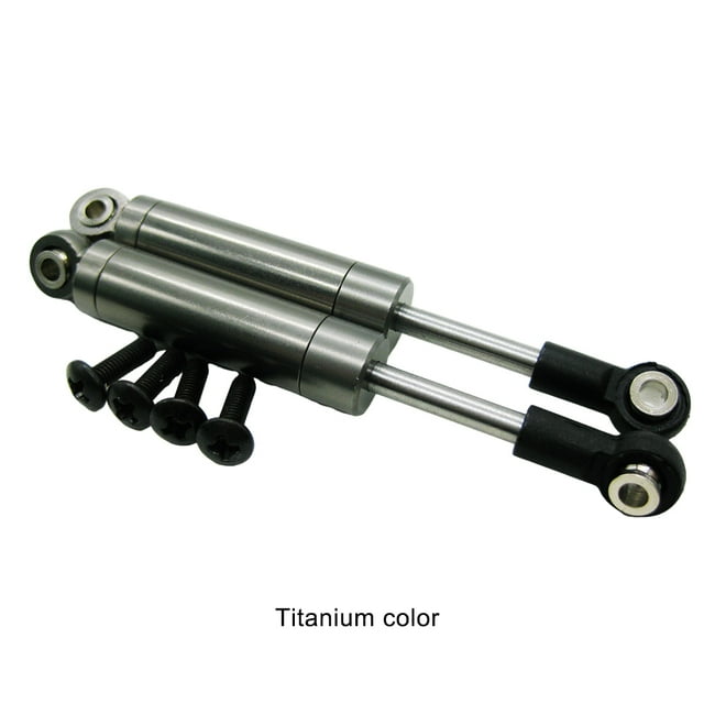 Ruiboury Front Shock Absorber For 1/14 LC Premium Front Shock Absorber For Improved titanium color 1Set