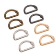 thumbnail image 2 of Anillos en D de metal soldado clips de hebilla en forma de D Hermosos 4 colores para zapatos para ropa Crtynell Otros, 2 of 8