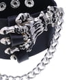 thumbnail image 2 of Pulsera de cuero PU Yinane joyería correa ancha Ajustable para fiesta en la playa, 2 of 2