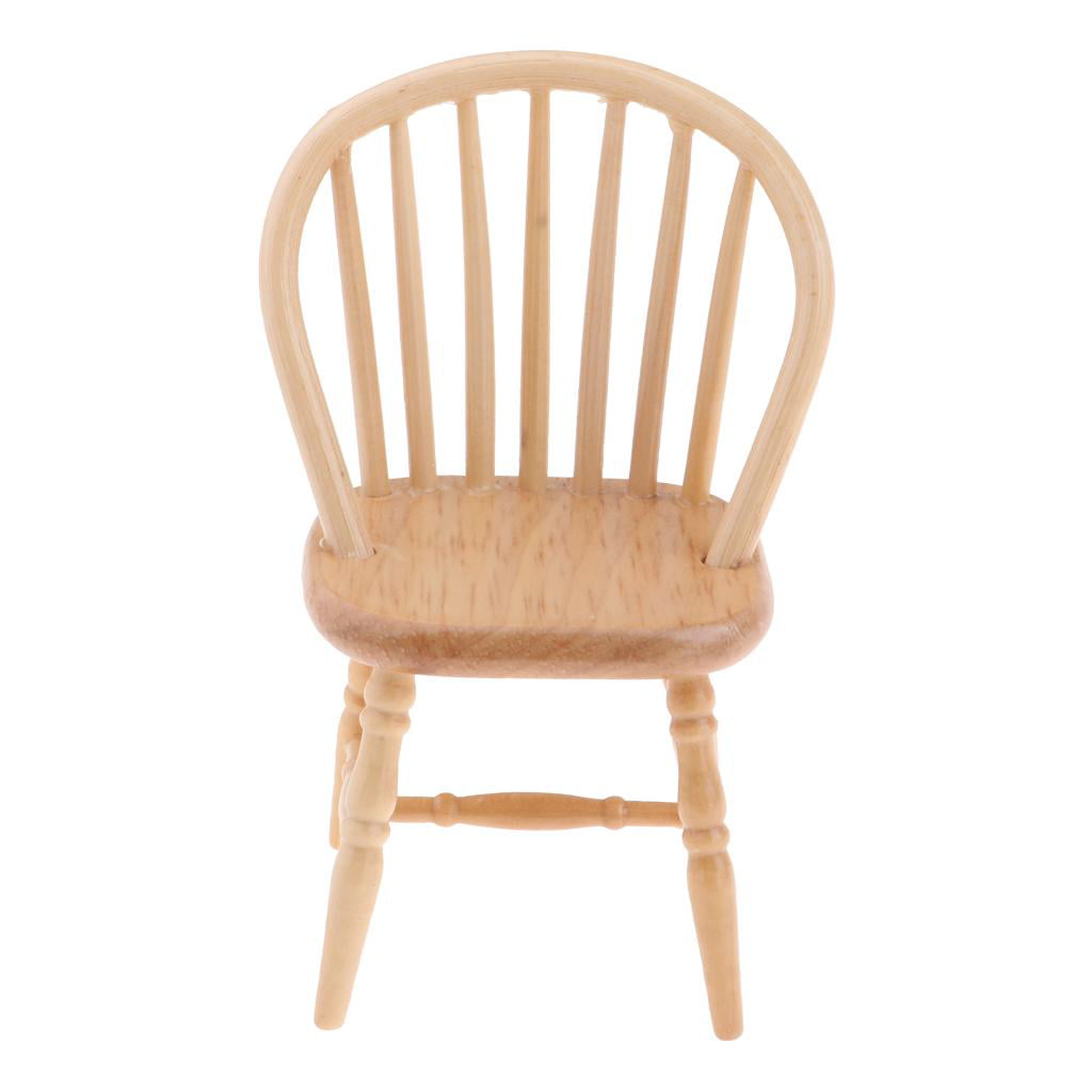 Windsor Chair for dollhouse miniature 1:12 scale Fine Quality wood handcraft 