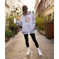 thumbnail image 5 of Disco Volleyball Coquette Bow Hoodie for Women & Girls Game Day, Gray Hoodie, M, 5 of 8