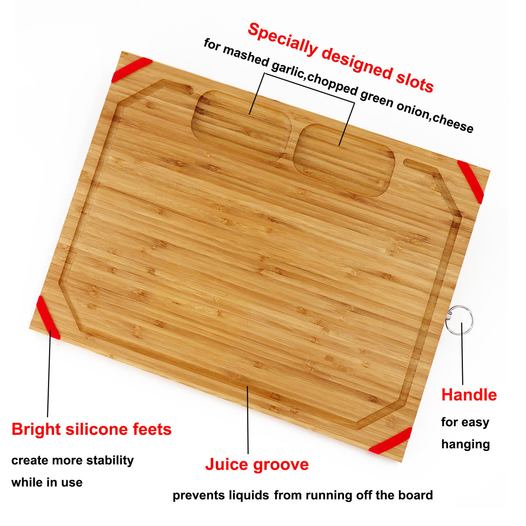 UST Bamboo Cutting Board with Eco-Friendly Construction, Moisture  Resistance and Space Saving Size for Camping, Hiking, Emergency and Outdoor  Survival