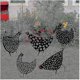 thumbnail image 2 of 5 Pack Realistic Hens Yard Ornament Chicken Shape Yard Silhouette Ornament For Lawn Path Sidewalk Yard, 2 of 5