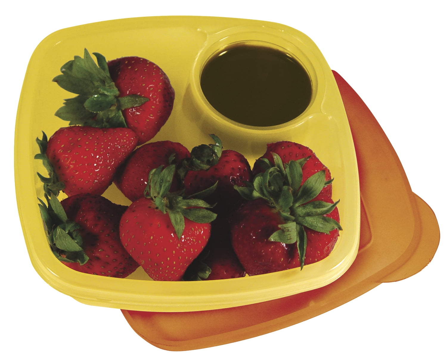 Take A Dip 3 Deep Side Food Storage Snack Container with Salad Dressing  Portion Control for Lunch, Kids, On the Go