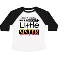 thumbnail image 3 of Inktastic Don't Mess with My Little Sister Boys or Girls Toddler T-Shirt, 3 of 5