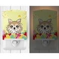 thumbnail image 2 of Caroline's Treasures BB1933CNL Chihuahua Easter Egg Hunt Ceramic Night Light, 6x4x3", multicolor, 2 of 2