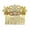 Clear/Gold plated, variant on Gorgeous Rhinestone Crystal Huge Big Floral Hair Comb